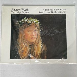 NWT 1986 sealed Andrew Wyeth The Helga Pictures, 6 reproductions ready to frame